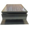 A black Remington Solar attic fan.