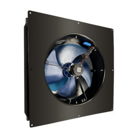 The fan blades of a Remington Solar Attic Fan, sitting on its side.