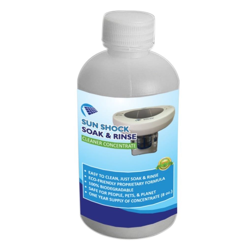 An image of the Sun Shock Soak & Rinse.