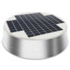 The top portion of a Remington Solar attic turbine fan.