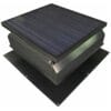 30 watt solar attic fan in black.