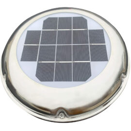 A Dual-Function Solar-Powered Vent/Fan.