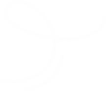 Abstract white curved lines forming a looping ribbon on a green background, serving as a decorative mark