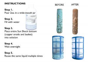 Soak and Rinse instructions.
